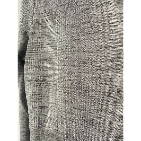 DKNY Gray Long Sleeve Ribbed Knit Top S Minimalist Capsule Wardrobe Street Style - Picture 11 of 16